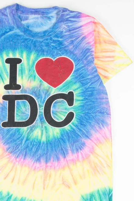 I Love DC Tie Dye T-Shirt 1