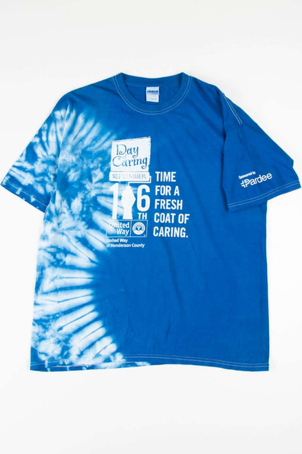 Day of Caring Blue Tie Dye T-Shirt