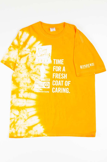 Day of Caring Gold Tie Dye T-Shirt