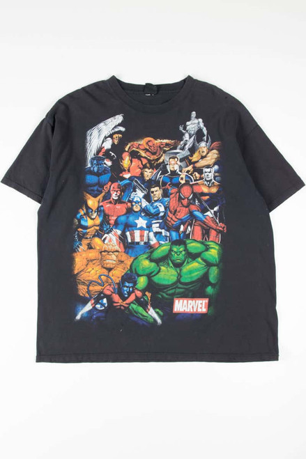 Distresssed Marvel Super Heroes T-Shirt