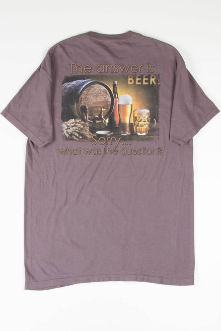 The Answer Is Beer! Moab Utah T-Shirt