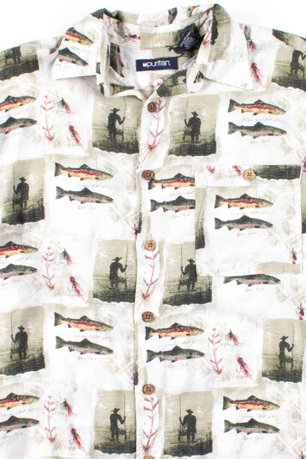 River Trout Button Up Shirt