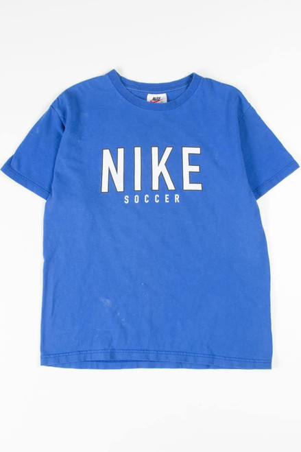 Blue Nike Soccer T-Shirt