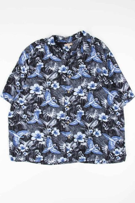 Blue Maccaw Hawaiian Shirt