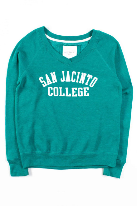 San Jacinto College Scoop Neck Sweatshirt