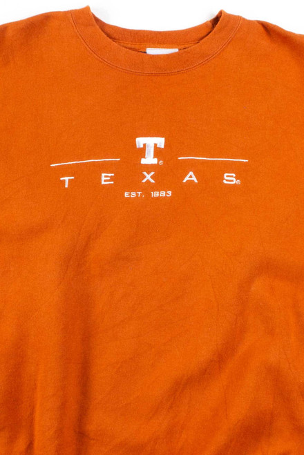 Orange University Of Texas Sweatshirt