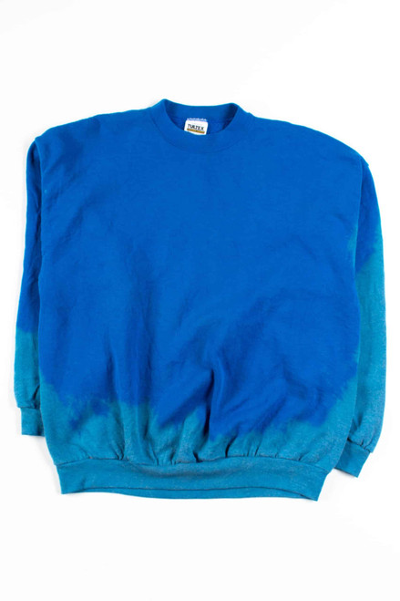 Half Bleached Blue Sweatshirt