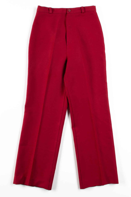 Red Vintage Pants