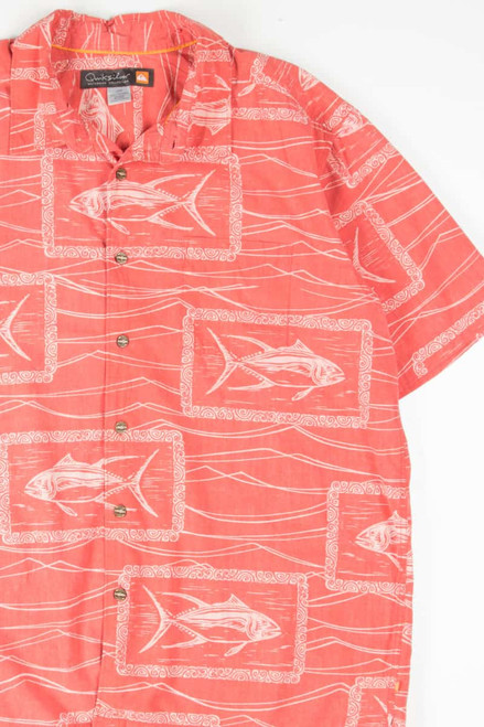 Coral Tuna Hawaiian Shirt