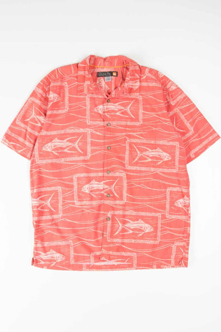 Coral Tuna Hawaiian Shirt