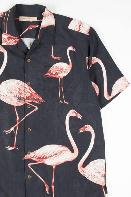 Flamingo Tommy Bahama Hawaiian Shirt