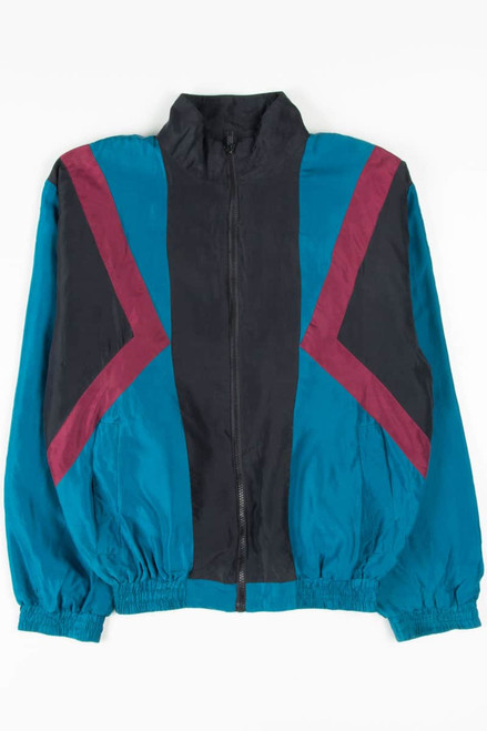 90s Silk Color Blocked Jacket 18450