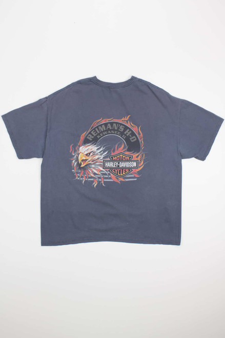 Flaming Eagle Harley T-shirt