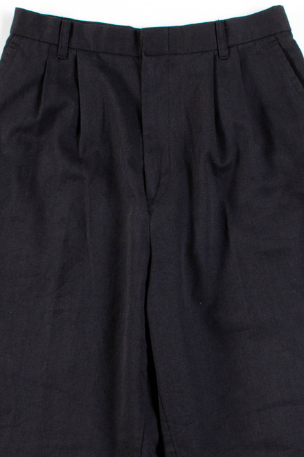 Black Pleated Pants (sz. 10 Average)