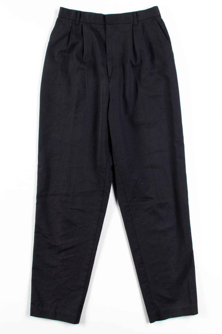 Black Pleated Pants (sz. 10 Average)