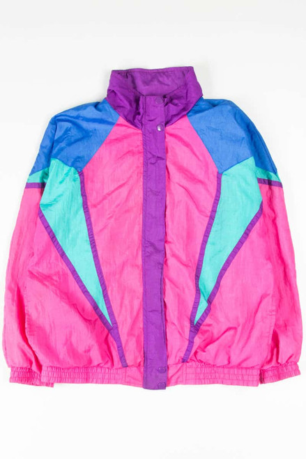 90s Pink Color Blocked Jacket 18419