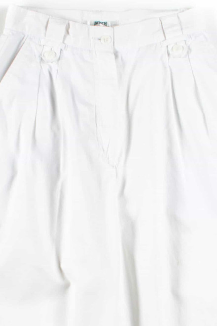 White Pleated Pants (sz. 4)