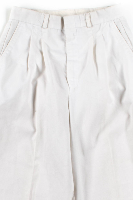 White Pleated Pants (sz. 7) 1