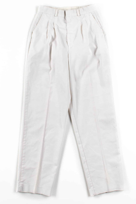 White Pleated Pants (sz. 7) 1
