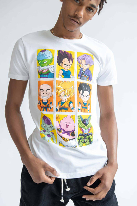 White Dragon Ball Z Anime T-Shirt