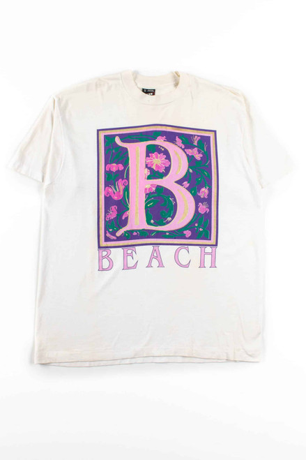 B Beach T-Shirt (Single Stitch)