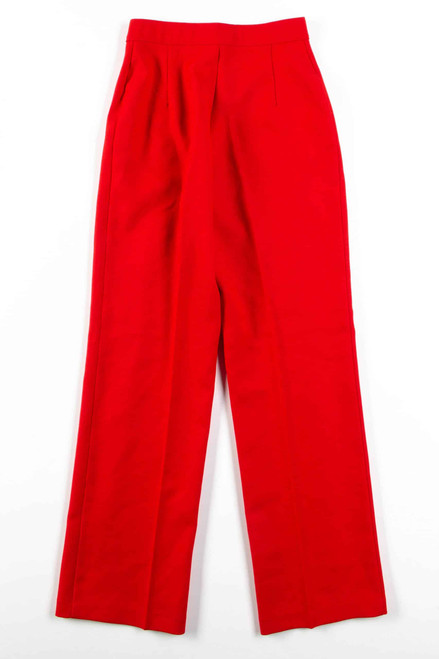 Red Straight Leg Pants (sz. 12)