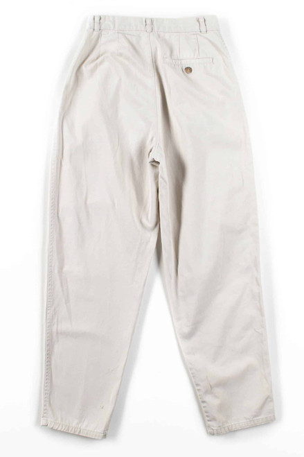 White Pleated Pants (sz. 4P)