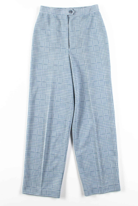 Light Blue Houndstooth Pants