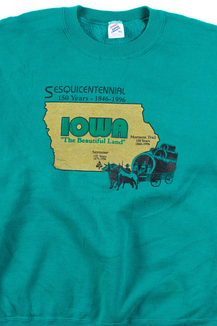 Iowa The Beautiful Land Sweatshirt (1996)