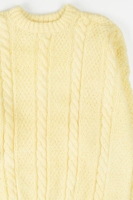 Yellow Irish Fisherman Sweater 453