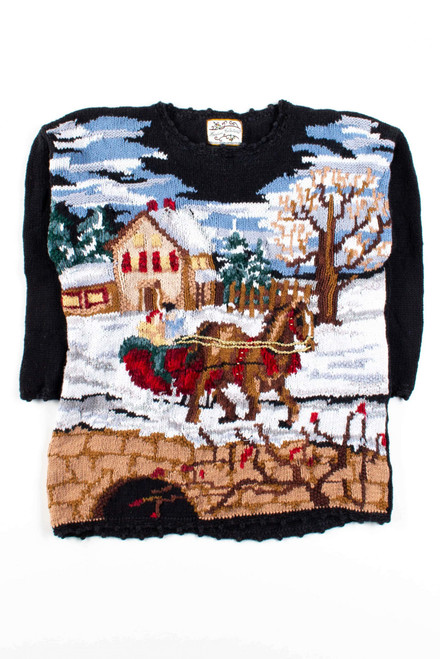 Black Ugly Christmas Pullover 53420