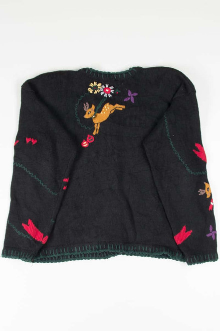 Black Ugly Christmas Cardigan 53292