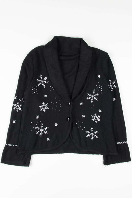 Black Ugly Christmas Cardigan 53297