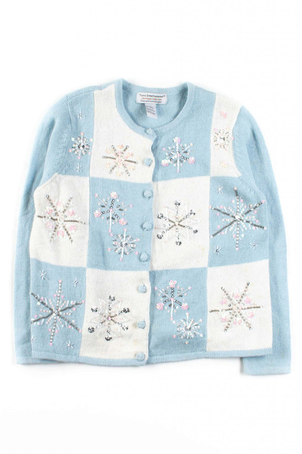 Blue Ugly Christmas Cardigan 53568