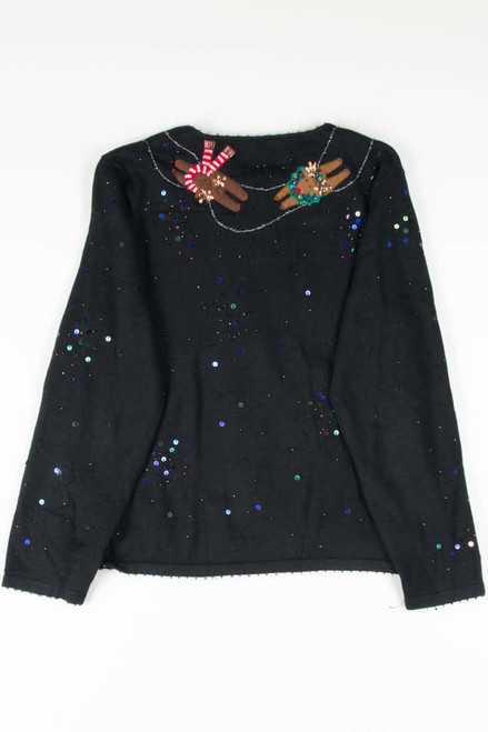 Black Ugly Christmas Cardigan 53761