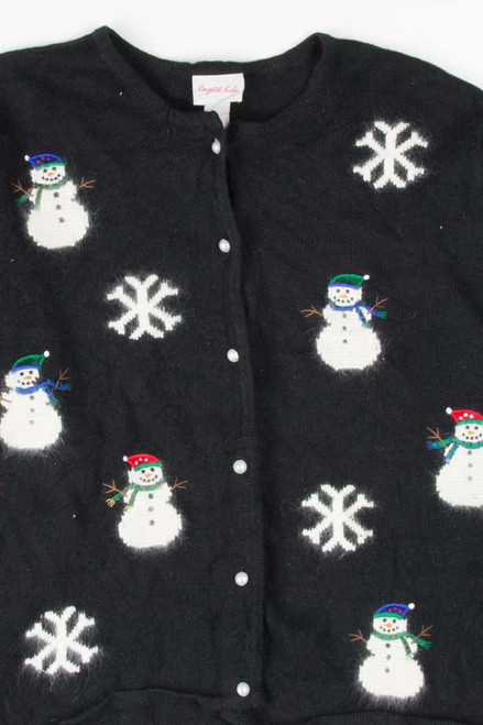 Black Ugly Christmas Cardigan 53767