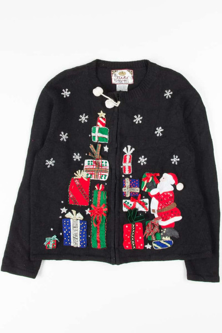 Black Ugly Christmas Cardigan 53535