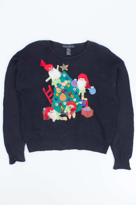 Black Ugly Christmas Pullover 53629