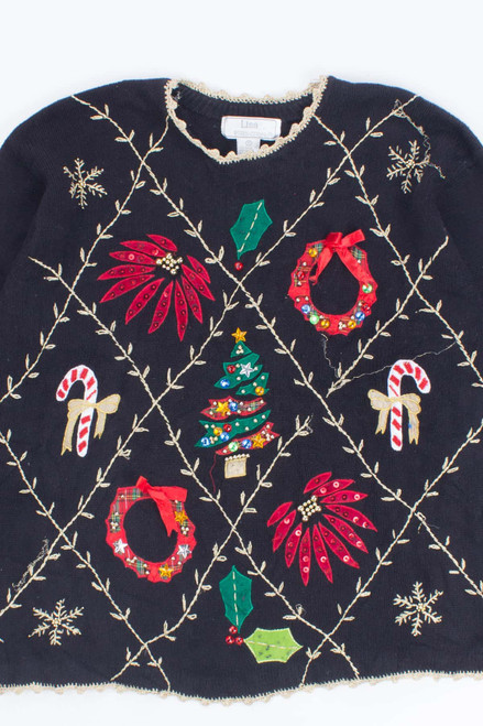 Black Ugly Christmas Pullover 53677