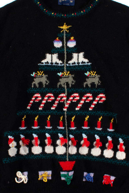Black Ugly Christmas Pullover 53358