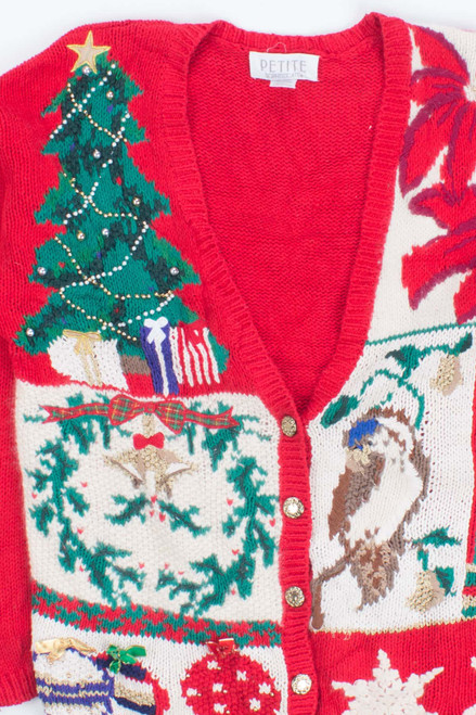 Red Ugly Christmas Cardigan 53632