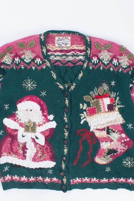 Green Ugly Christmas Cardigan 54063