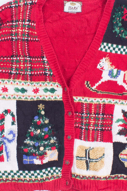 Red Ugly Christmas Cardigan 53496