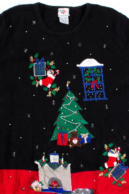 Black Ugly Christmas Pullover 54018