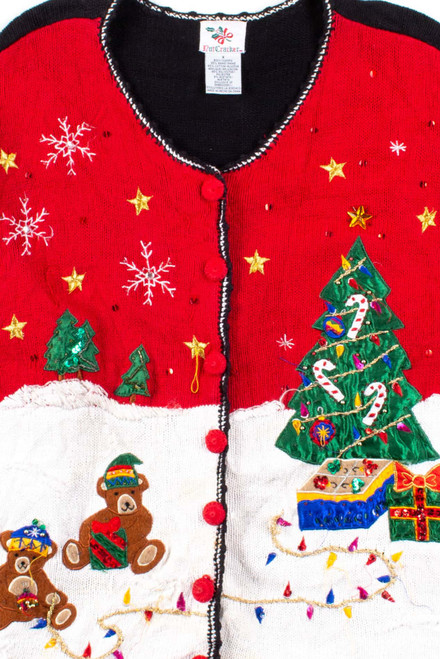 Black Ugly Christmas Cardigan 53553