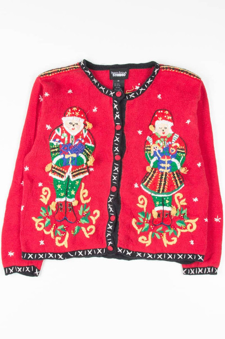 Red Ugly Christmas Cardigan 54076