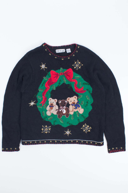 Black Ugly Christmas Pullover 53650