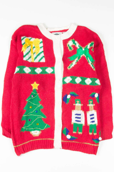 Red Ugly Christmas Cardigan 53885