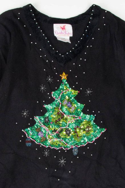 Black Ugly Christmas Pullover 54267