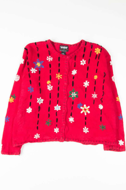 Red Ugly Christmas Cardigan 53887